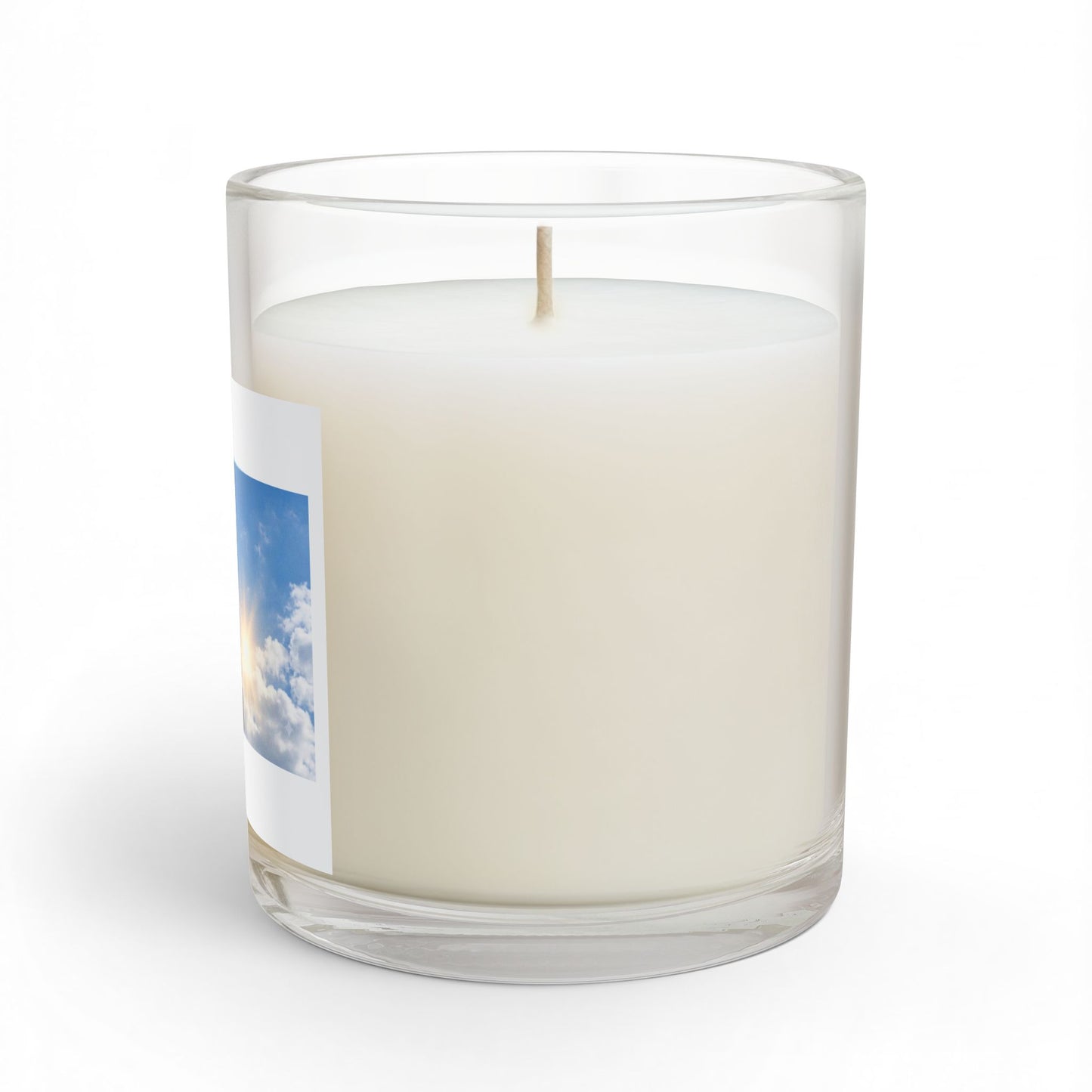 Inspirational Psalm Candle — 11oz Glass Candle with Church Steeple & Psalm 113:3 Label